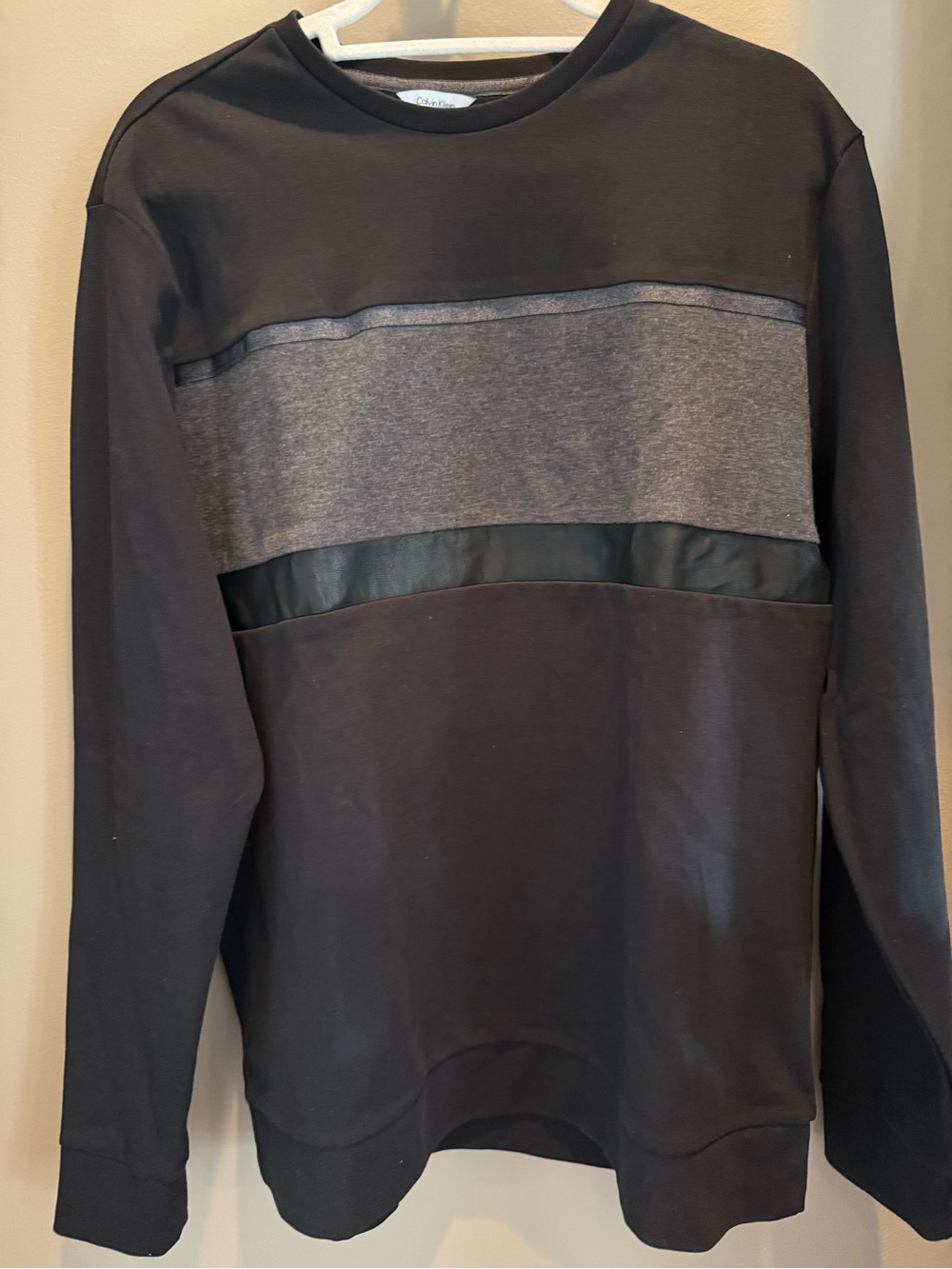 Calvin Klein Navy Crewneck Stylish Sweater